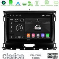 Clarion Gl700 Series 8core Android11 4+64gb Ford Ranger 2017-2022 Navigation Multimedia Tablet 9 με Carplay &Amp; Android Auto u-gl7-Fd0631