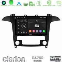 Clarion Gl700 Series 8core Android11 4+64gb Ford s-max 2006-2012 Navigation Multimedia Tablet 9 με Carplay &Amp; Android Auto u-gl7-Fd409