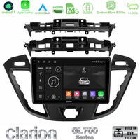 Clarion Gl700 Series 8core Android11 4+64gb Ford Transit Custom/tourneo Custom Navigation Multimedia Tablet 9 με Carplay &Amp; Android Auto u-gl7-Fd680