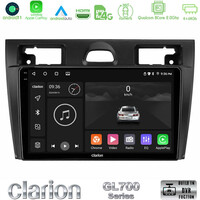 Clarion Gl700 Series 8core Android11 4+64gb Ford Fiesta/fusion Navigation Multimedia Tablet 9 με Carplay &Amp; Android Auto u-gl7-Fd990