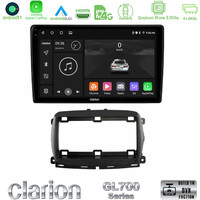 Clarion Gl700 Series 8core Android11 4+64gb  Fiat 500 2016&gt; Navigation Multimedia Tablet 9 με Carplay &Amp; Android Auto u-gl7-Ft1150
