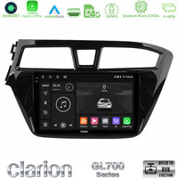 Clarion Gl700 Series 8core Android11 4+64gb Hyundai i20 2014-2018 Navigation Multimedia Tablet 9 με Carplay &Amp; Android Auto u-gl7-Hy1143