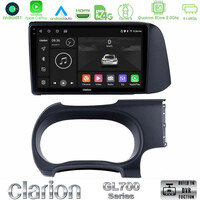 Clarion Gl700 Series 8core Android11 4+64gb Hyundai i10 Navigation Multimedia Tablet 9 με Carplay &Amp; Android Auto u-gl7-Hy0679