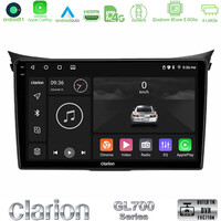 Clarion Gl700 Series 8core Android11 4+64gb Hyundai i30 2012-2017 Navigation Multimedia Tablet 9 με Carplay &Amp; Android Auto u-gl7-Hy0833