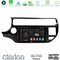 Clarion Gl700 Series 8core Android11 4+64gb kia rio 2015-2017 Navigation Multimedia Tablet 9 με Carplay &Amp; Android Auto u-gl7-Ki0553