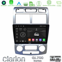 Clarion Gl700 Series 8core Android11 4+64gb kia Sportage 2005-2008 Navigation Multimedia Tablet 9″ με Carplay &Amp; Android Auto u-gl7-Ki1044