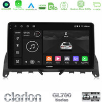 Clarion Gl700 Series 8core Android11 4+64gb Mercedes c Class W204 Navigation Multimedia Tablet 9 με Carplay &Amp; Android Auto u-gl7-Mb0842