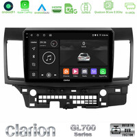 Clarion Gl700 Series 8core Android11 4+64gb Mitsubishi Lancer 2008 – 2015 Navigation Multimedia Tablet 10 με Carplay &Amp; Android Auto u-gl7-Mt232