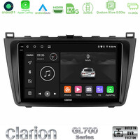 Clarion Gl700 Series 8core Android11 4+64gb Mazda 6 2008-2012 Navigation Multimedia Tablet 9 με Carplay &Amp; Android Auto u-gl7-Mz0233