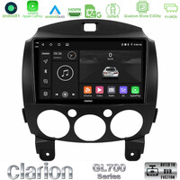 Clarion Gl700 Series 8core Android11 4+64gb Mazda 2 2008-2014 Navigation Multimedia Tablet 9 με Carplay &Amp; Android Auto u-gl7-Mz0667
