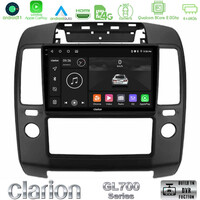 Clarion Gl700 Series 8core Android11 4+64gb Nissan Navara Navigation Multimedia Tablet 9 με Carplay &Amp; Android Auto u-gl7-Ns0900