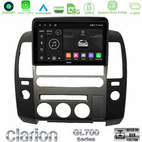 Clarion Gl700 Series 8core Android11 4+64gb  Nissan Navara d40 2006-2012 (με Εργ.οθόνη) Navigation Multimedia Tablet 9 με Carplay &Amp; Android Auto u-gl7-Ns1340