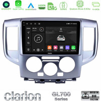 Clarion Gl700 Series 8core Android11 4+64gb Nissan Nv200 Navigation Multimedia Tablet 9 με Carplay &Amp; Android Auto u-gl7-Ns391
