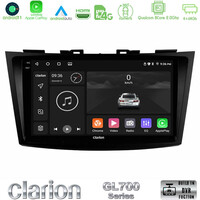 Clarion Gl700 Series 8core Android11 4+64gb Suzuki Swift 2011-2016 Navigation Multimedia Tablet 9 με Carplay &Amp; Android Auto u-gl7-Sz523