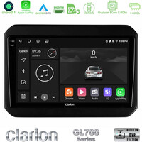 Clarion Gl700 Series 8core Android11 4+64gb Suzuki Ignis Navigation Multimedia Tablet 9 με Carplay &Amp; Android Auto u-gl7-Sz580