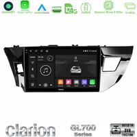 Clarion Gl700 Series 8core Android11 4+64gb Toyota Corolla 2014-2016 Navigation Multimedia Tablet 9 με Carplay &Amp; Android Auto u-gl7-Ty0008