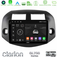 Clarion Gl700 Series 8core Android11 4+64gb Toyota Rav4 2006-2012 Navigation Multimedia Tablet 10 με Carplay &Amp; Android Auto u-gl7-Ty0165