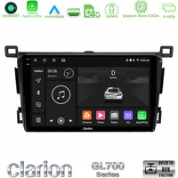 Clarion Gl700 Series 8core Android11 4+64gb Toyota Rav4 2013-2018 Navigation Multimedia Tablet 9 με Carplay &Amp; Android Auto u-gl7-Ty0435