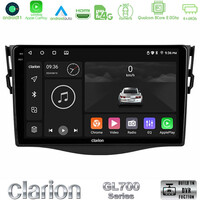 Clarion Gl700 Series 8core Android11 4+64gb Toyota Rav4 Navigation Multimedia Tablet 9 με Carplay &Amp; Android Auto u-gl7-Ty0530
