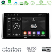 Clarion Gl700 Series 8core Android11 4+64gb Toyota Rav4 2019-2023 Navigation Multimedia Tablet 10 με Carplay &Amp; Android Auto u-gl7-Ty0542