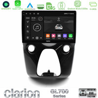 Clarion Gl700 Series 8core Android11 4+64gb Toyota Aygo | Citroen c1 | Peugeot 108 Navigation Multimedia 10 με Carplay &Amp; Android Auto u-gl7-Ty0900