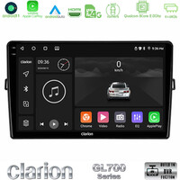 Clarion Gl700 Series 8core Android11 4+64gb Toyota Auris Navigation Multimedia Tablet 10 με Carplay &Amp; Android Auto u-gl7-Ty472