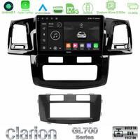 Clarion Gl700 Series 8core Android11 4+64gb Toyota Hilux 2007-2011 Navigation Multimedia Tablet 9 με Carplay &Amp; Android Auto u-gl7-Ty666