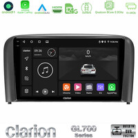 Clarion Gl700 Series 8core Android11 4+64gb Volvo s80 1998-2006 Navigation Multimedia Tablet 9 με Carplay &Amp; Android Auto u-gl7-Vl0971