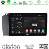 Clarion Gl700 Series 8core Android11 4+64gb Volvo s60 2004-2009 Navigation Multimedia Tablet 9 με Carplay &Amp; Android Auto u-gl7-Vl1514