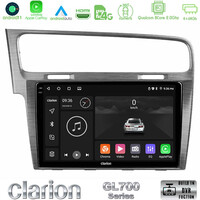 Clarion Gl700 Series 8core Android11 4+64gb vw Golf 7 Navigation Multimedia Tablet 10 με Carplay &Amp; Android Auto u-gl7-Vw0003al