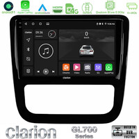 Clarion Gl700 Series 8core Android11 4+64gb vw Scirocco 2008-2014 Navigation Multimedia Tablet 9 (Μαύρο Γυαλιστερό) με Carplay &Amp; Android Auto u-gl7-Vw0057bl