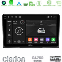 Clarion Gl700 Series 8core Android11 4+64gb vw Transporter 2003-2015 Navigation Multimedia Tablet 9 με Carplay &Amp; Android Auto u-gl7-Vw0497