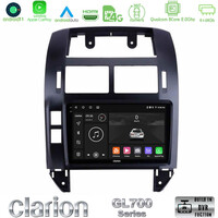 Clarion Gl700 Series 8core Android11 4+64gb vw Polo 2002-2009 Navigation Multimedia Tablet 9 με Carplay &Amp; Android Auto u-gl7-Vw1229