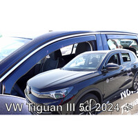 ΑΝΕΜ.SET31037 ΑΝΕΜΟΘΡΑΥΣΤΕΣ ΓΙΑ VW TIGUAN 5D 2022+ ΣΕΤ ΑΥΤΟΚΙΝΗΤΟΥ ΑΠΟ ΕΥΚΑΜΠΤΟ ΦΙΜΕ ΠΛΑΣΤΙΚΟ HEKO - 4 ΤΕΜ.