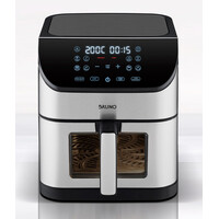 BRUNO BRN-0194, Φριτέζα Αέρος 8lt, 1800W, Inox-Μαύρη