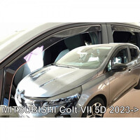ΑΝΕΜ.SET23381 ΑΝΕΜΟΘΡΑΥΣΤΕΣ ΓΙΑ MITSUBISHI COLT 5D 2023+ ΣΕΤ ΑΥΤΟΚΙΝΗΤΟΥ ΑΠΟ ΕΥΚΑΜΠΤΟ ΦΙΜΕ ΠΛΑΣΤΙΚΟ HEKO - 4 ΤΕΜ