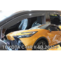 ΑΝΕΜ.SET29683 ΑΝΕΜΟΘΡΑΥΣΤΕΣ ΓΙΑ TOYOTA C-HR 5D 2023+ ΖΕΥΓΑΡΙ ΑΠΟ ΕΥΚΑΜΠΤΟ ΦΙΜΕ ΠΛΑΣΤΙΚΟ HEKO - 2 ΤΕΜ