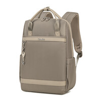 CHANTRIA γυναικεία τσάντα πλάτης CB00639 με θήκη laptop 14", 12.5L, χακί