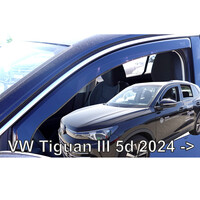 ΑΝΕΜ.31036 ΑΝΕΜΟΘΡΑΥΣΤΕΣ ΓΙΑ VW TIGUAN 5D 2024+ ΖΕΥΓΑΡΙ ΑΠΟ ΕΥΚΑΜΠΤΟ ΦΙΜΕ ΠΛΑΣΤΙΚΟ HEKO - 2 ΤΕΜ.