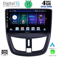 DIGITAL IQ BXD 6507_CPA (9inc) MULTIMEDIA TABLET for PEUGEOT 207 mod. 2007&gt;