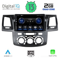 DIGITAL IQ BXH 3720_CPA (9inc) MULTIMEDIA TABLET for TOYOTA HILUX mod. 2005-2016