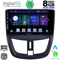 DIGITAL IQ BXD 8507_CPA (9inc) MULTIMEDIA TABLET for PEUGEOT 207 mod. 2007&gt;