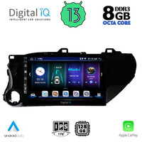 DIGITAL IQ BXD 8721_CPA (10inc) MULTIMEDIA TABLET for TOYOTA HILUX mod. 2017&gt;