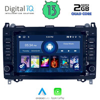 DIGITAL IQ MSD 068_CPA (8” DECK) MULTIMEDIA for MERCEDES A – B – SPRINTER – VITO – VIANO mod. 2004-2020