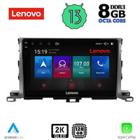 LENOVO SSW 10700_CPA (10inc) MULTIMEDIA TABLET for TOYOTA HIGHLANDER mod. 2014-2019
