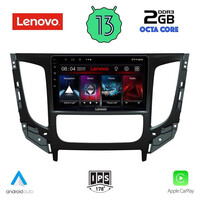 LENOVO LVF 7437_CPA CLIMA (9inc) MULTIMEDIA TABLET for MITSUBISHI L200 mod. 2015&gt; με CLIMA