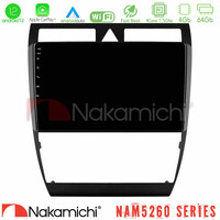 Nakamichi Nam5260 Series 4core Android12 4+64gb Audi a6 (C5) 1997-2004 Navigation Multimedia Tablet 9 με Carplay & Android Auto u-n44-Au0857