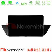 Nakamichi Nam5260 Series 4core Android12 4+64gb bmw χ1 e84 Navigation Multimedia Tablet 10 με Carplay & Android Auto u-n44-Bm0846