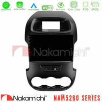 Nakamichi Nam5260 Series 4core Android12 4+64gb Ford Ranger 2012-2016 Navigation Multimedia Tablet 9 με Carplay & Android Auto u-n44-Fd0591