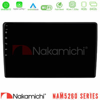Nakamichi Nam5260 Series 4core Android12 4+64gb Navigation Multimedia Tablet 10 με Carplay & Android Auto u-Nam5260-10